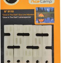 10-Pack Glow in the Dark Tent Line Tighteners Guyline Adjusters
